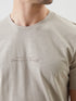 LC Waikiki Crew Neck Printed Combed Cotton Men's Pajama Top